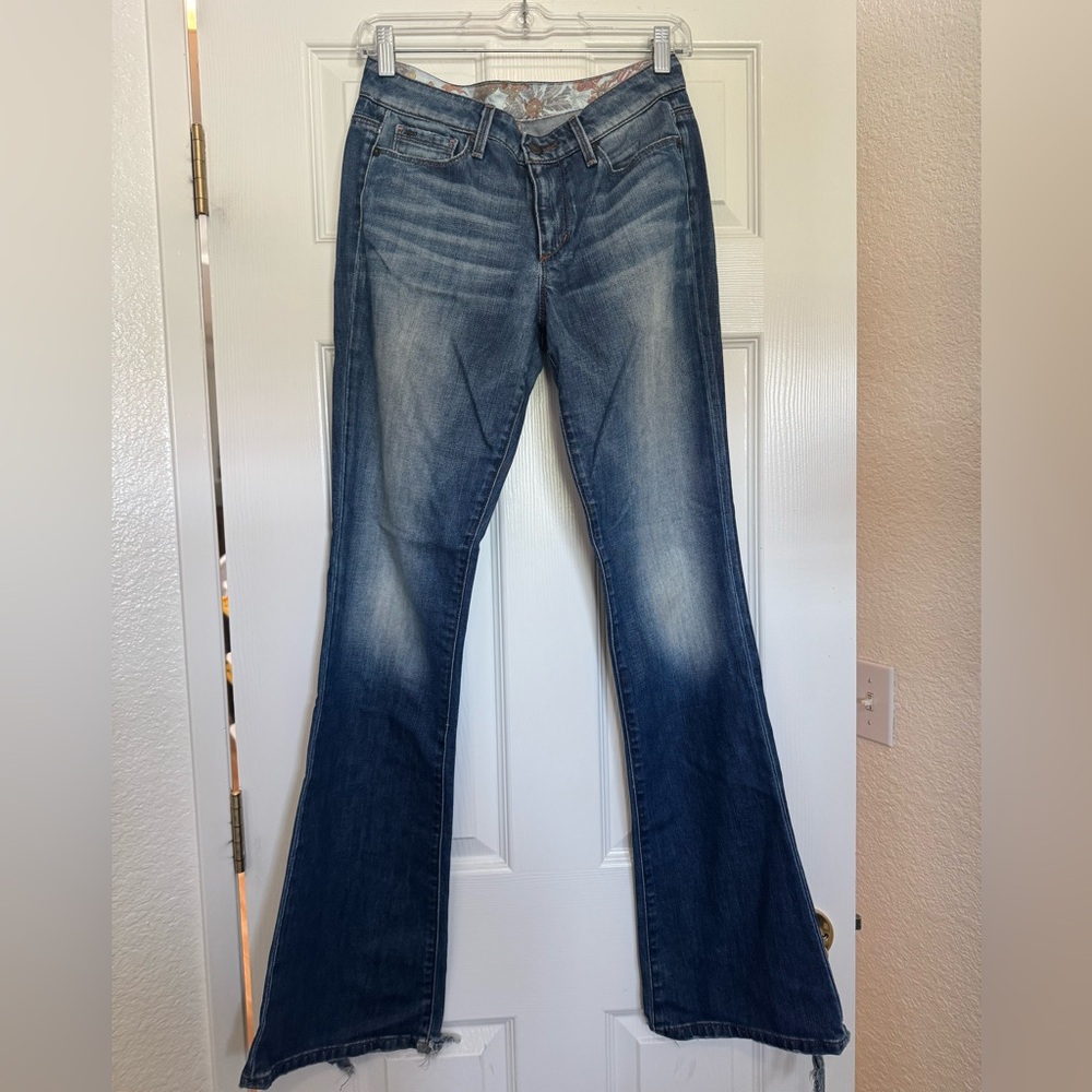 Joe's Jeans Blue Flare Wide Leg Denim